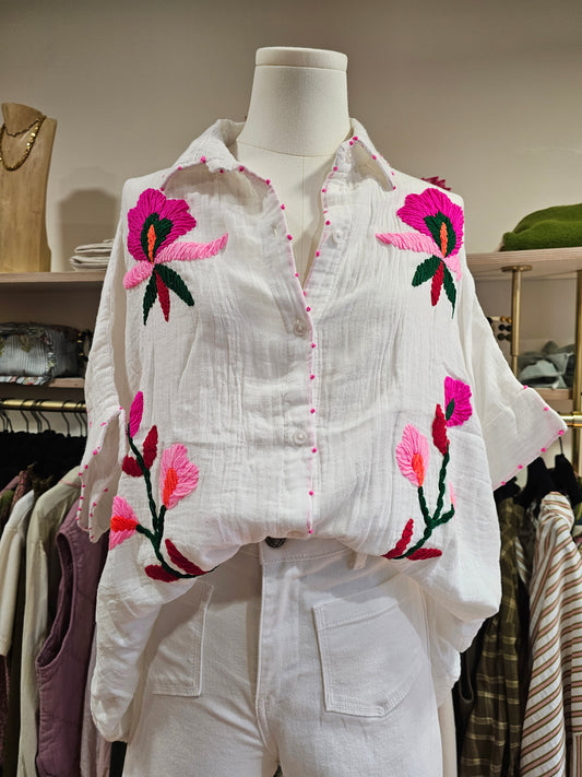 Chemise brodée The corner