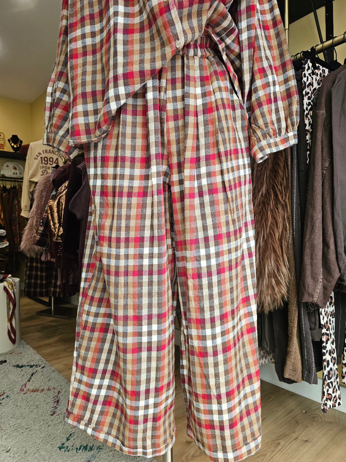 Pantalon carreaux Johanna Paris