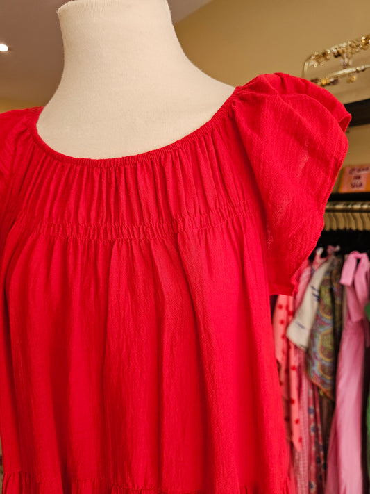 Robe rouge johanna paris