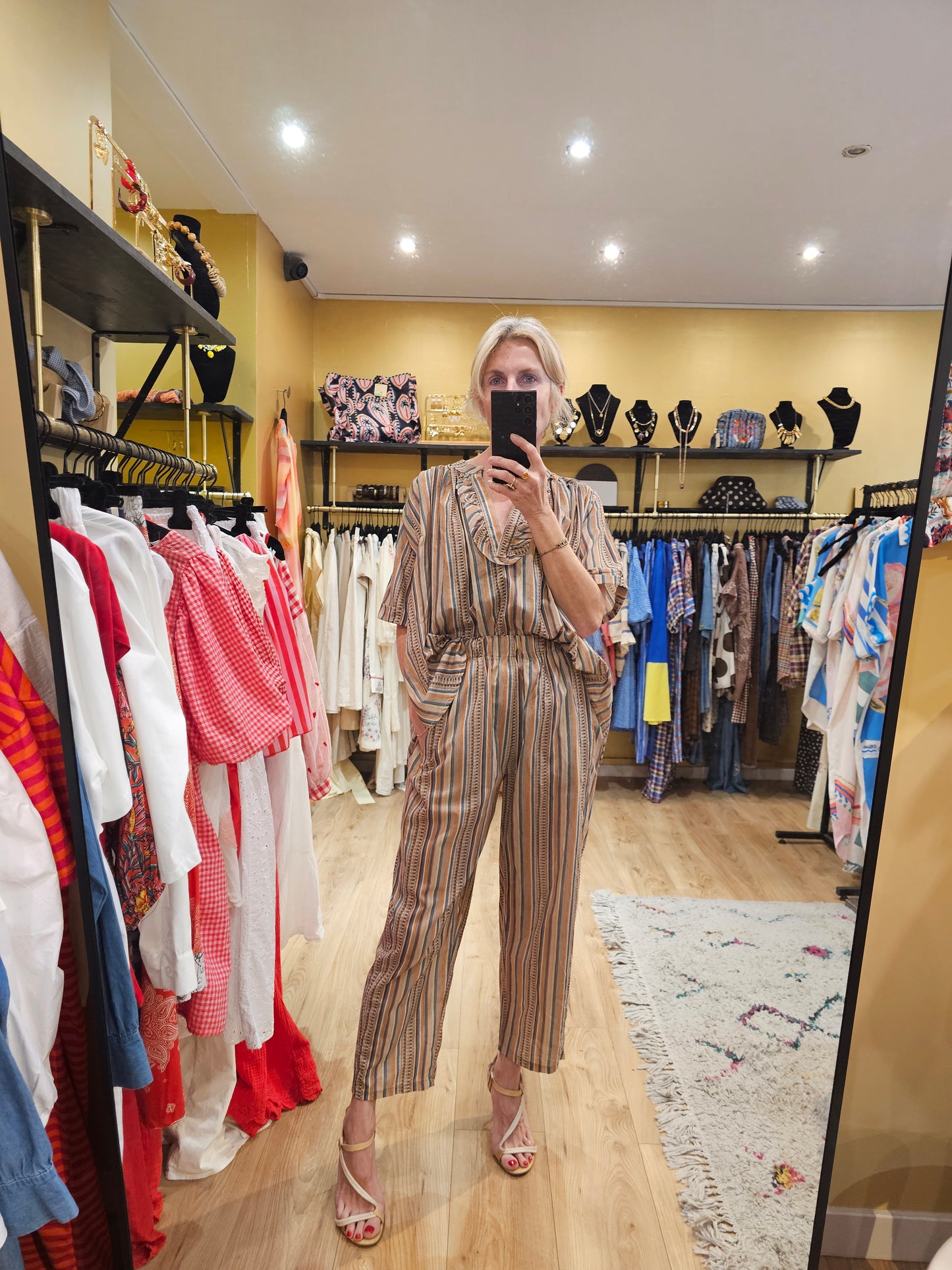 Pantalon rayé Johanna Paris