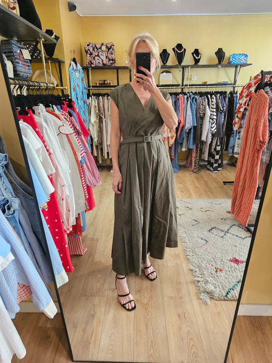 Robe kaki Johanna Paris