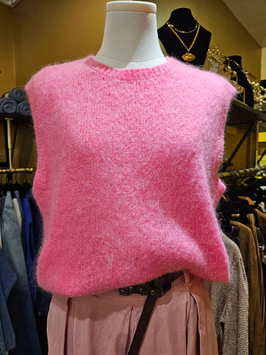 Pull debardeur rose Intuition Paris