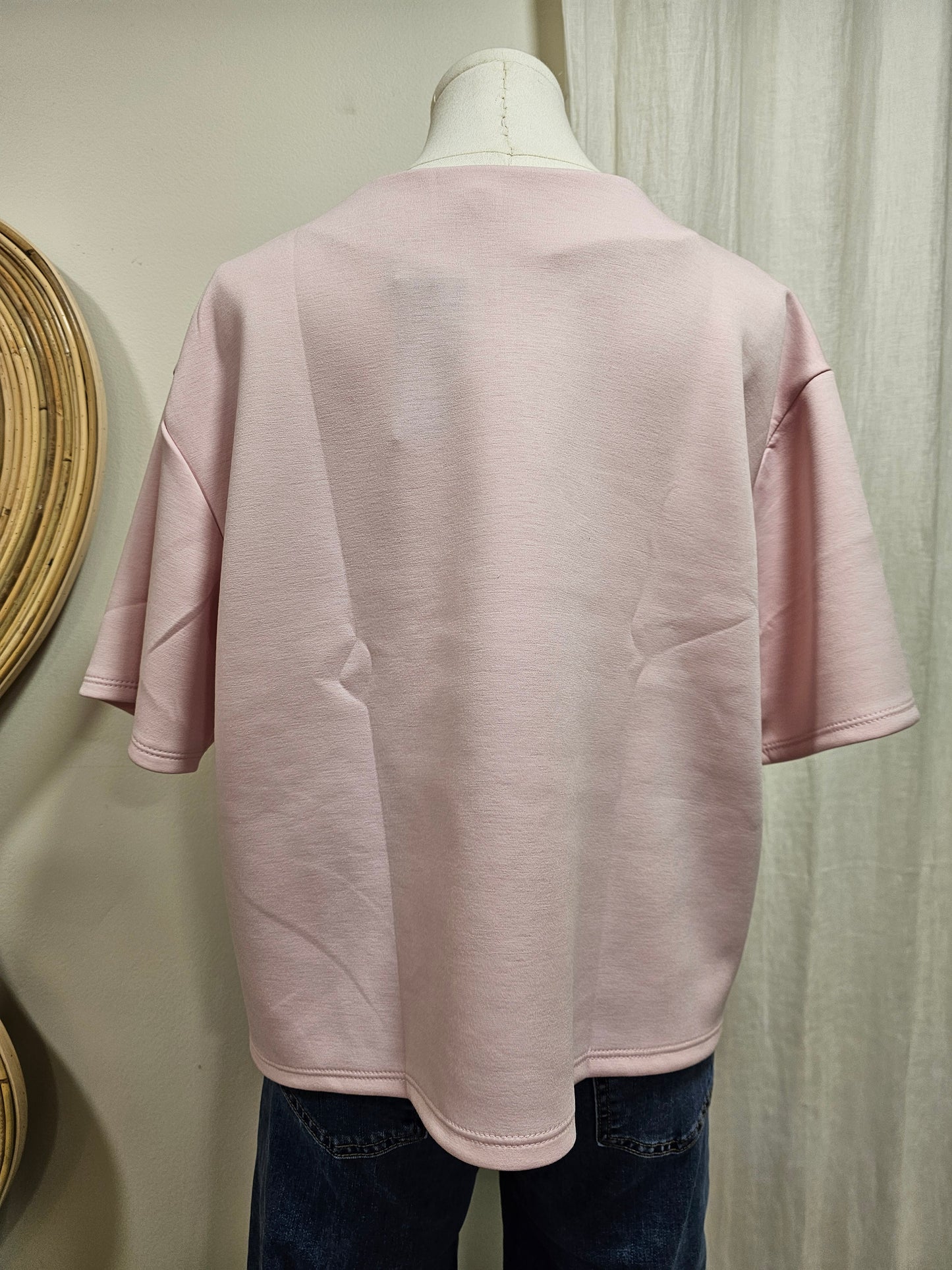 Tshirt molletonné rose bb