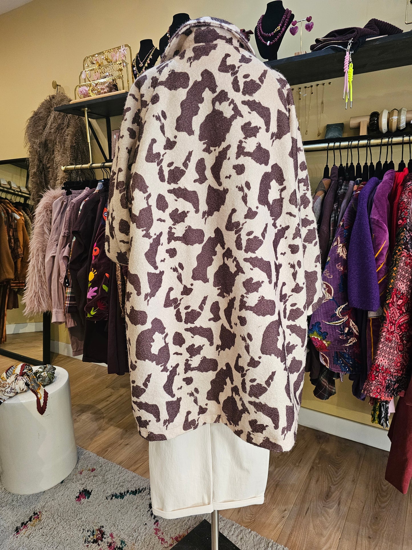 Manteau imprimé vache - Johanna Paris