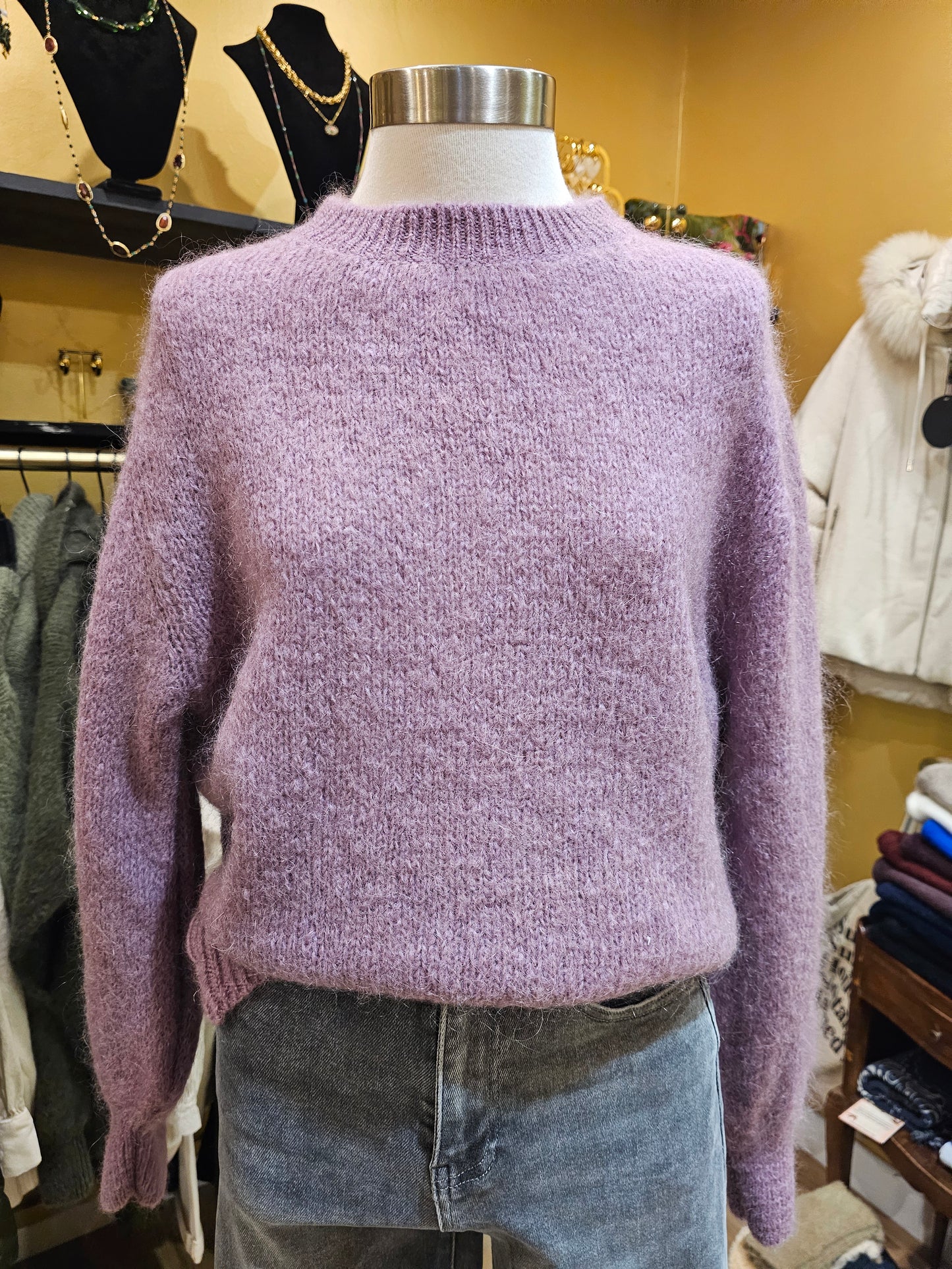 Pull mohair parme Johanna Paris