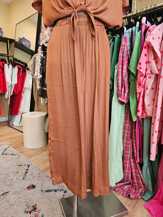 Pantalon terracota
