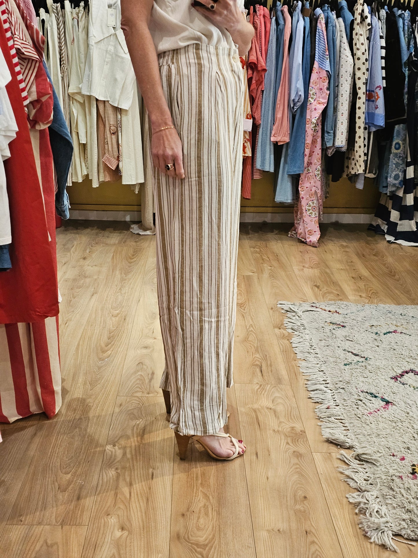 Pantalon rayé