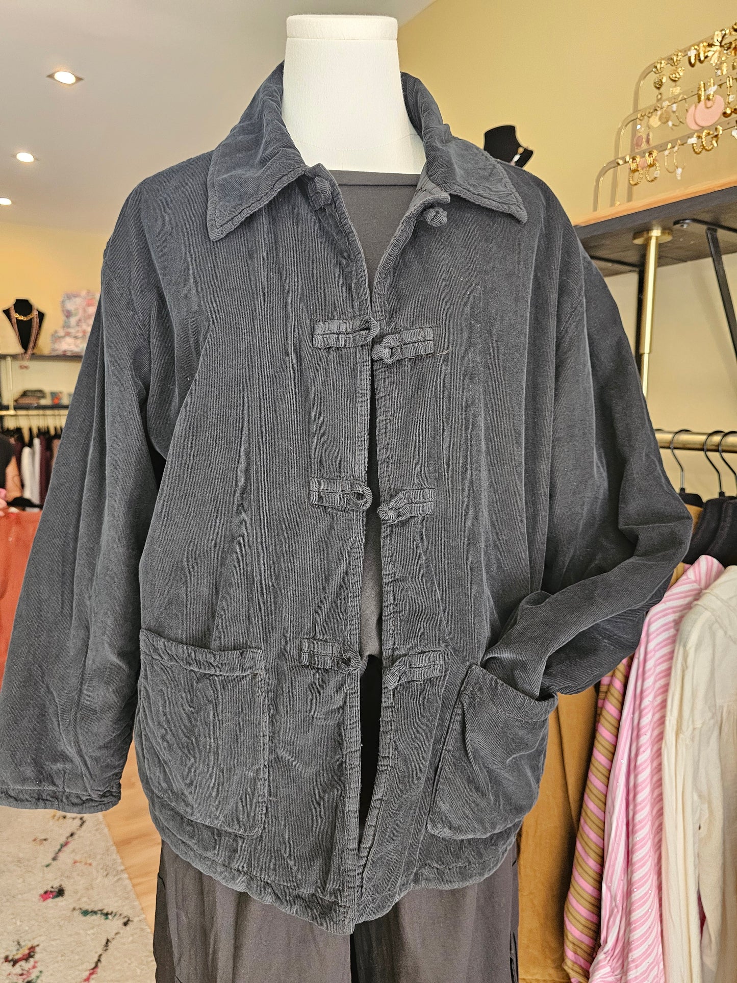 Veste en velours noire johanna paris