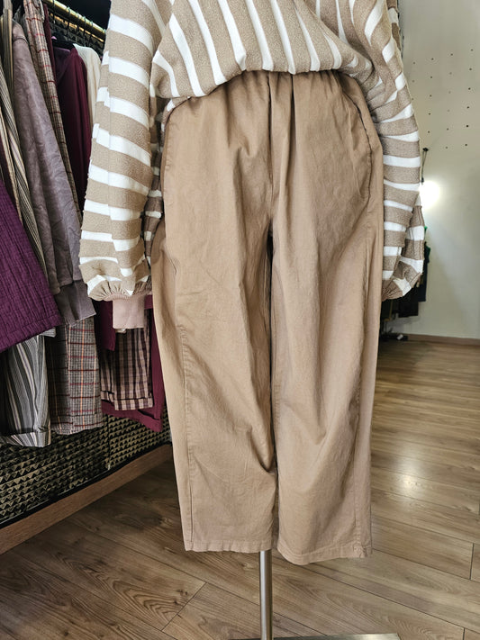 Pantalon magique camel Johanna Paris