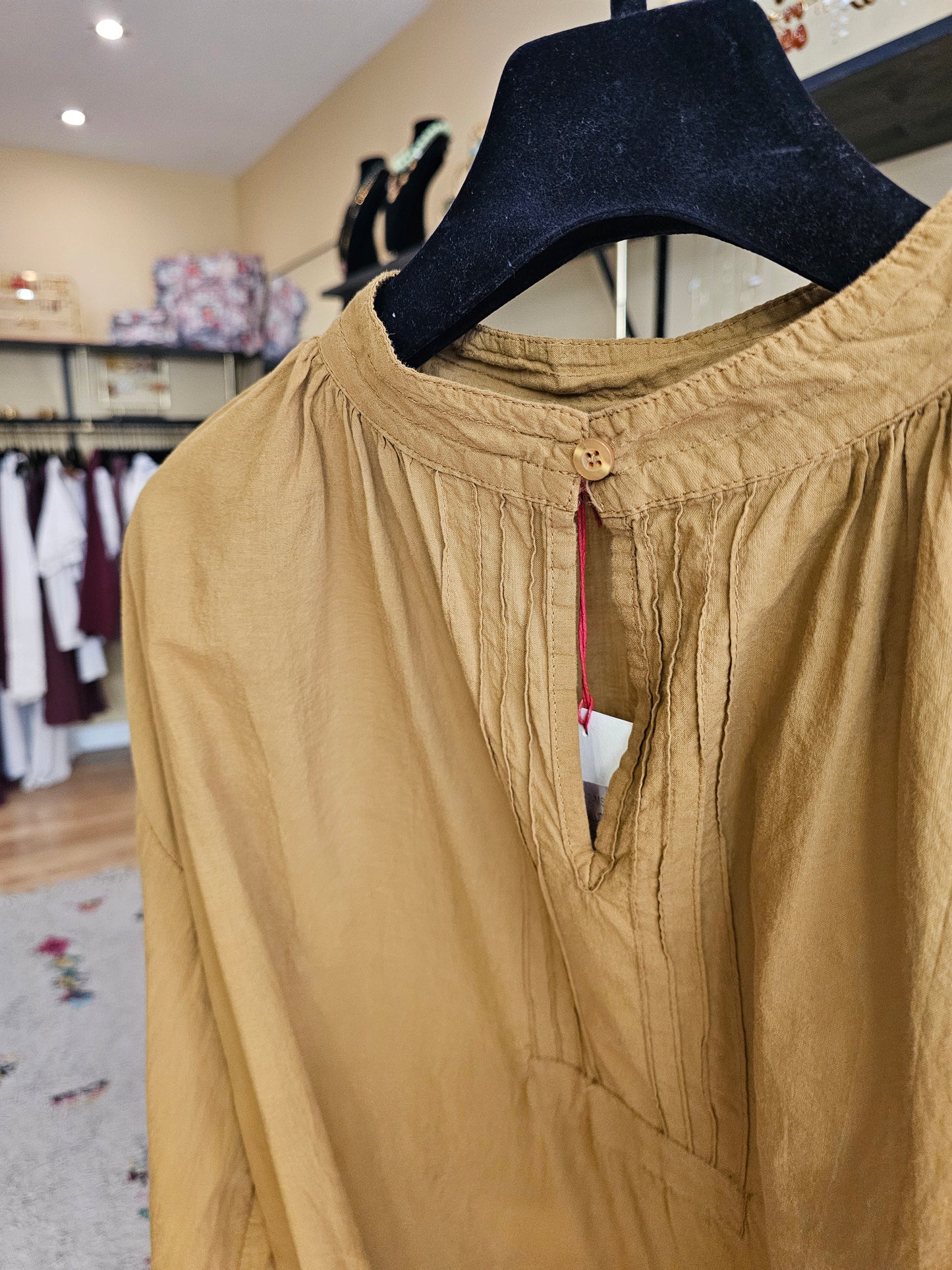 Blouse moutarde