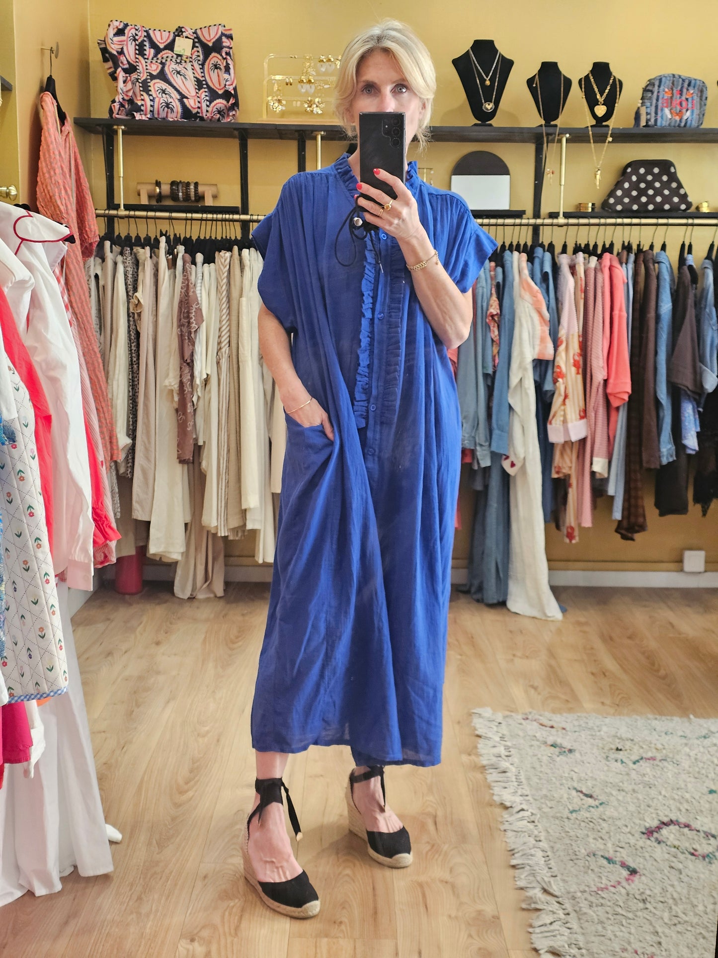 Robe bleu Johanna Paris