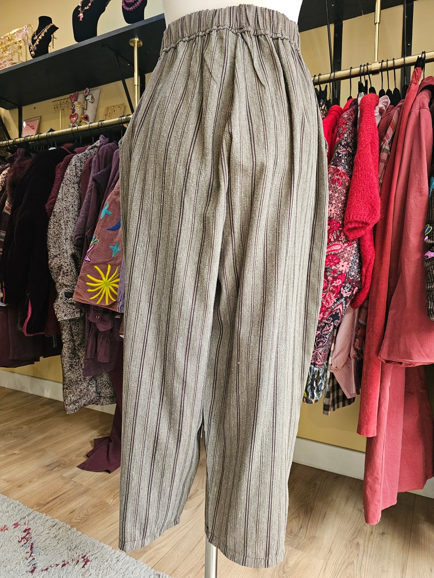 Pantalon rayé Johanna Paris
