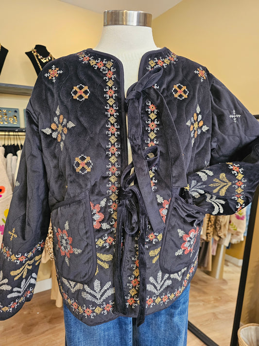 Veste en velours The Corner