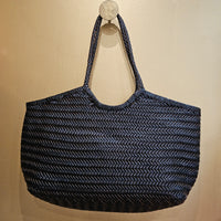 Cabas noir cuir
