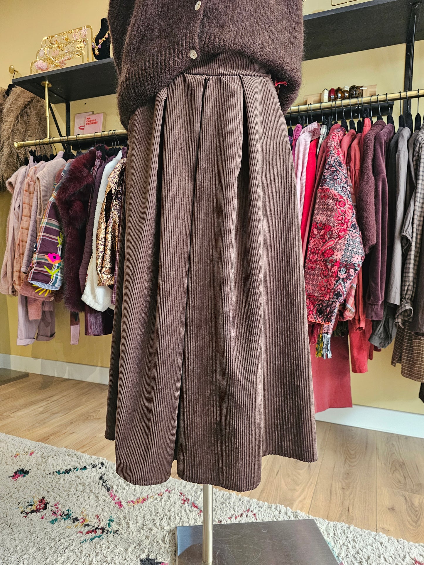 Jupe velours Johanna Paris