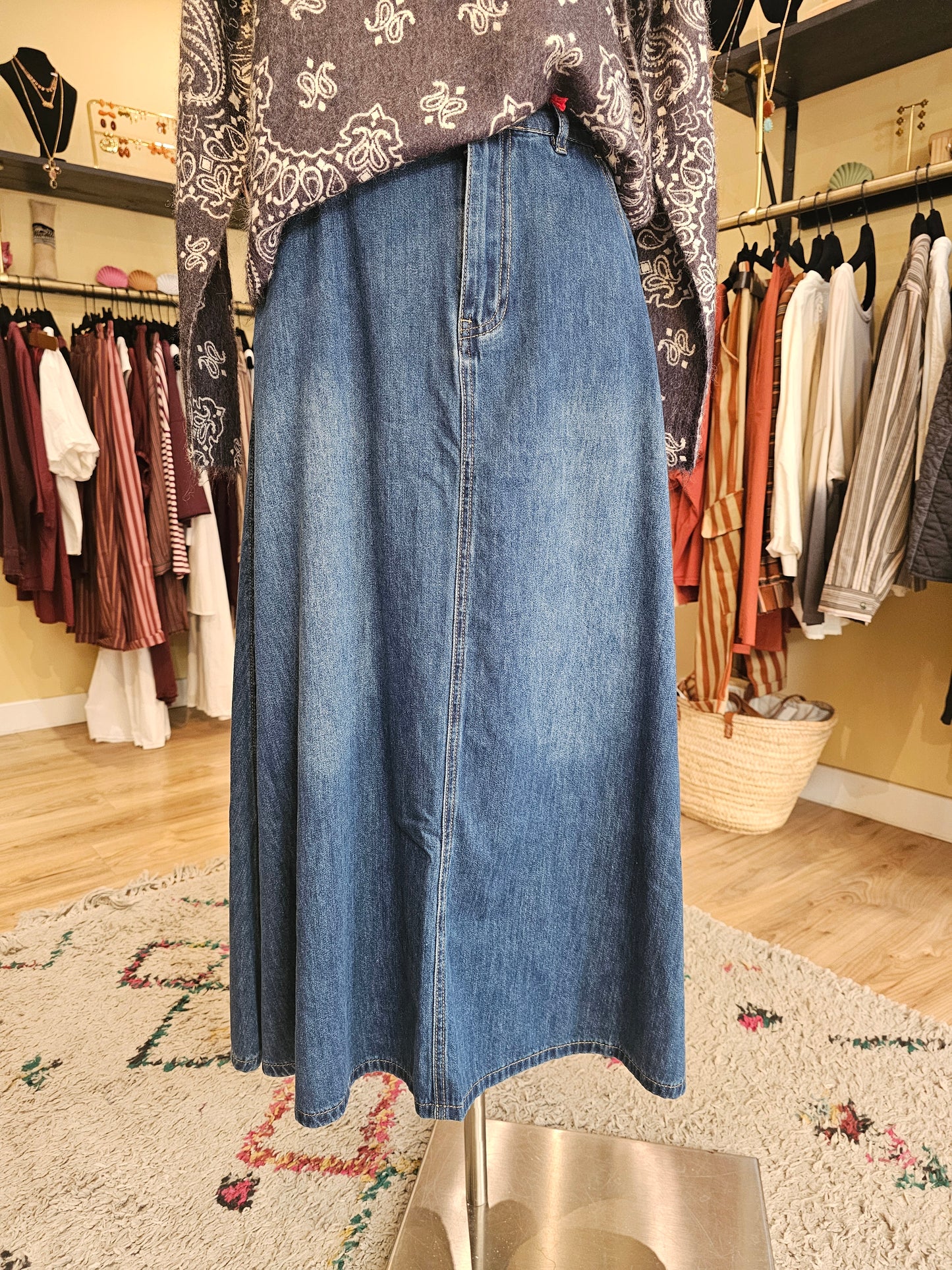 Jupe en jean Johanna Paris