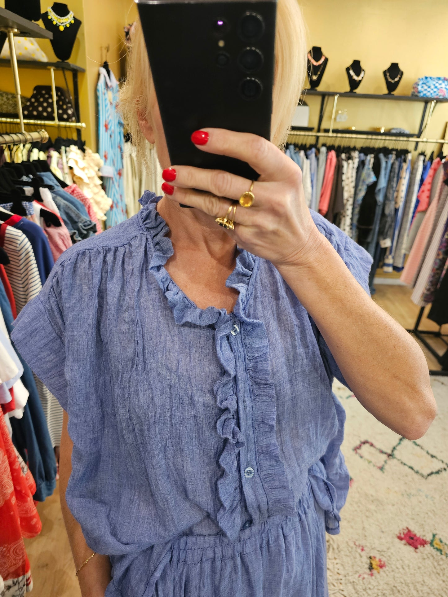 Top bleu lavande Johanna Paris