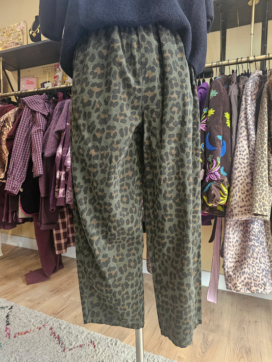 Pantalon magique velours kaki