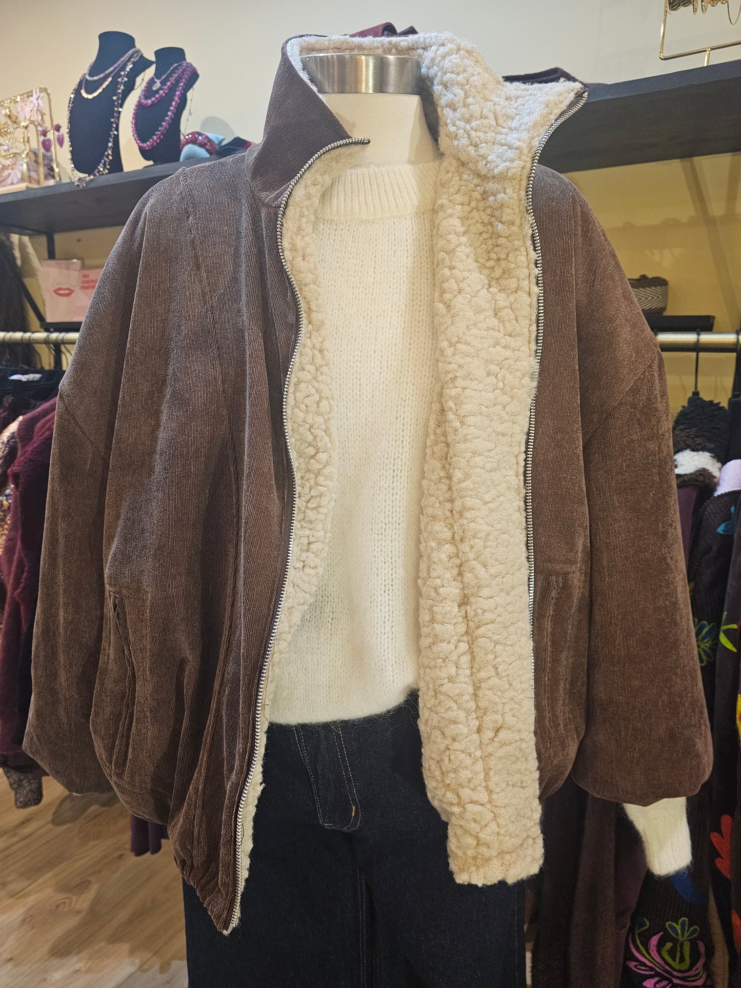 Blouson chocolat Johanna Paris