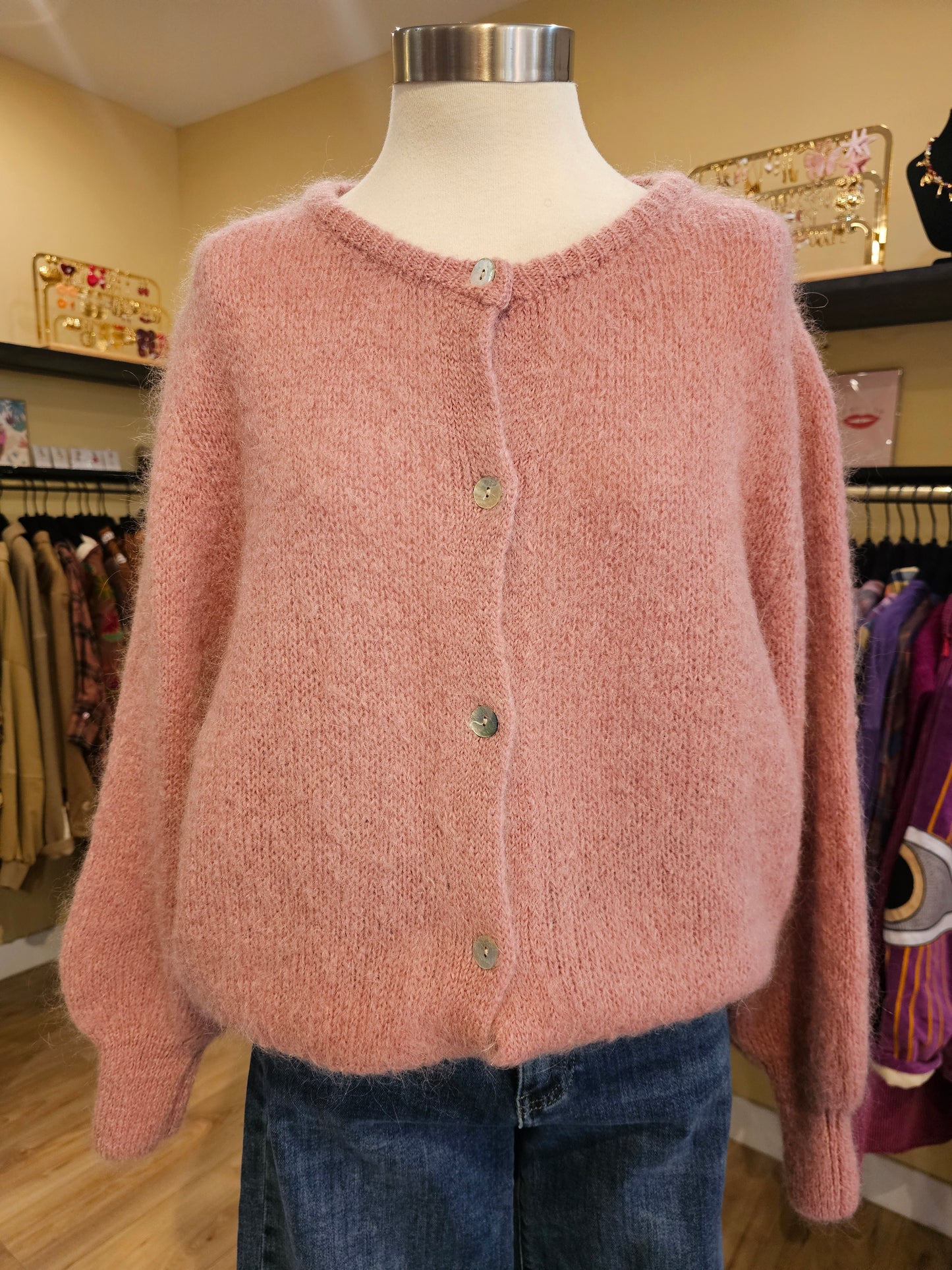 Gilet col rond Johanna Paris
