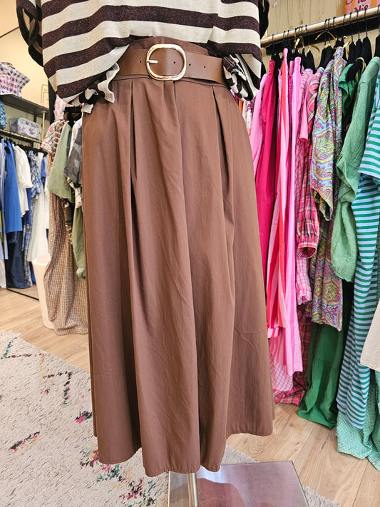 Jupe chocolat Johanna paris