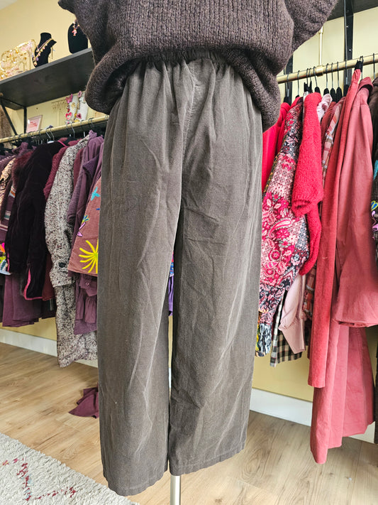 Pantalon magique velours chocolat