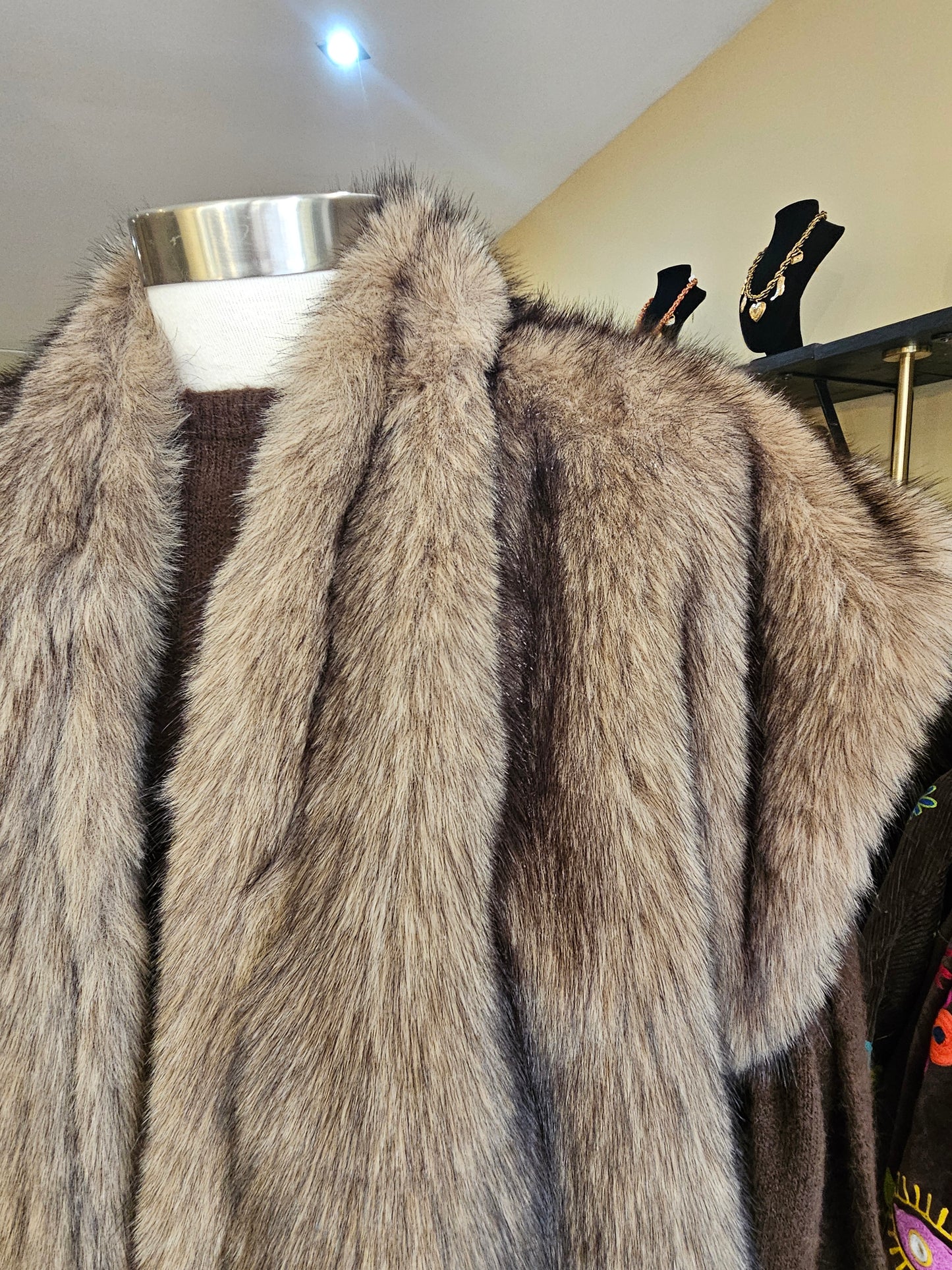 Veste fourrure sans manche Johanna Paris