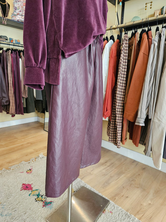 Jupe culotte prune Johanna paris