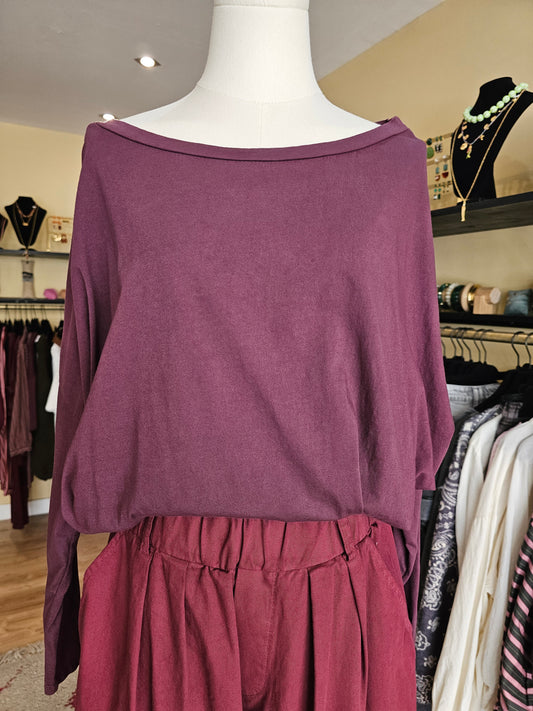 Tshirt biba prune manches longues Johanna paris