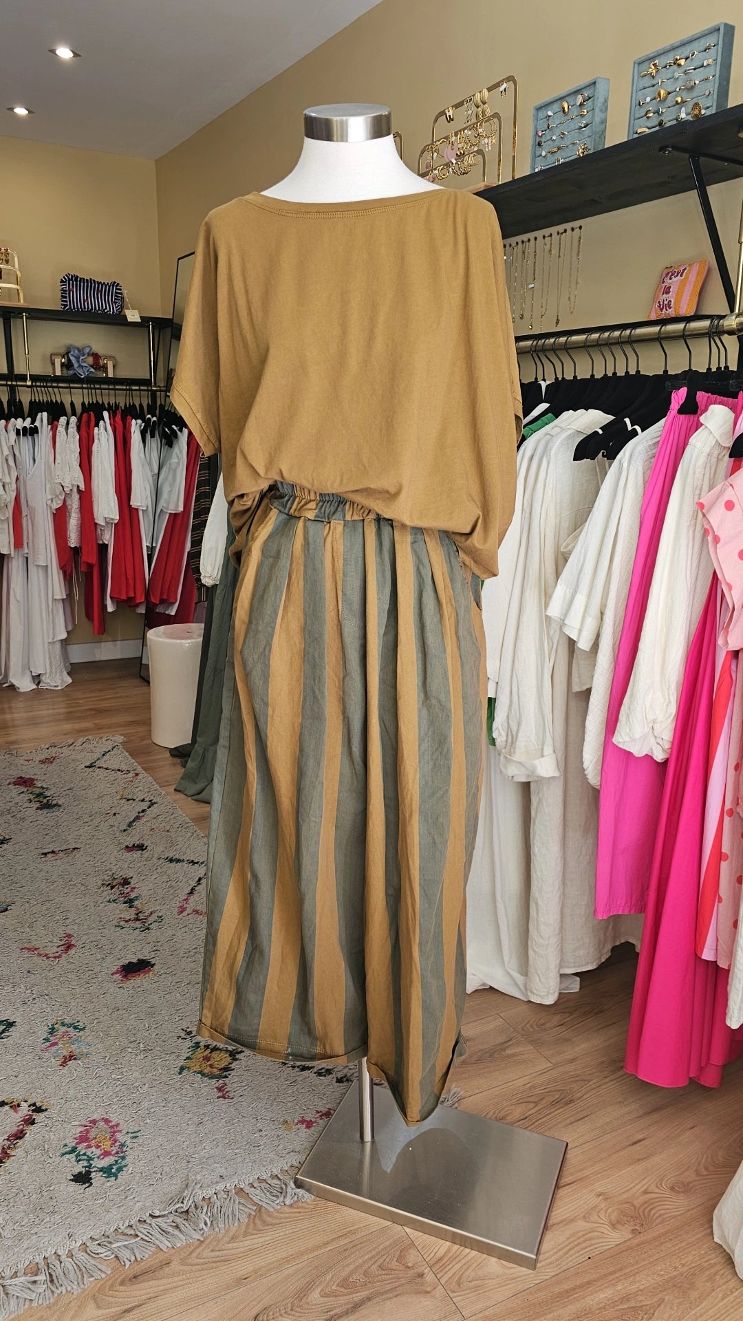 Tshirt biba moutarde Johanna Paris