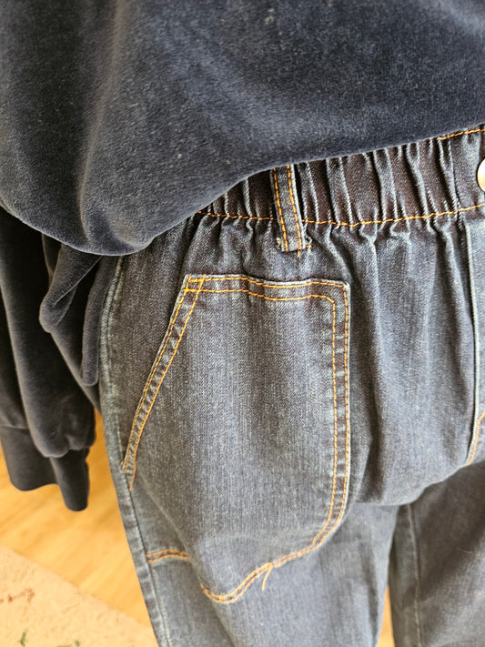 Jeans bleu foncé Johanna Paris